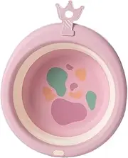 NOLITOY Portable Wash Basin Collapsible Face Basin Lightweight Design for Cartoon Style Safe Practical for Newborn Bathing Needs