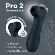 Satisfyer Pro 2 Gen 3 with App Control - Dark Grey -Rechargeable Clit Stimula...