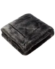 Safavieh Faux Silver Throw