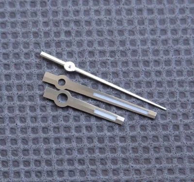 Silver Color Watch Hands Compatible With Rolex Datejust 126334 3235 Parts