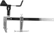 GANAZONO Fishing Bracket Fishing Rod Storage Boat Accessories Supplies Fishing Pole Holder Fishing Pole Mount Clamp Rod Holders for Boat Hold up Boat Rod Holders Straps Silver Metal