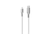 CYGNETT Armoured Lightning to USB-C Cable 1M - White CY2800PCCCL, Fast Charging 30W, Durable and Superior Scratch Resistance, MFi Certified