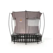 VULY Thunder 2 Pro Medium 12ft Springless Trampoline with Enclosure - Kids Trampolines Bundle With Tent Wall and Shade Cover