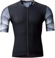 [Pearl iZUMi] Cycle Wear 327-B Premium Summit Lace Jersey, Color: 1, Black, Size: M, 1.Black, M