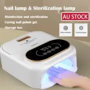 148W UV Nail Lamp &LED Sterilizing Box Nail Makeup Tool Phone Cleaning Sterlizer