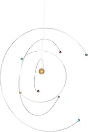 ULDIGI Atom Model Hanging Mobile Educational Solar System Model Hanging Mobile for Science Lover Space Mobile and Science Decor Mobile for Kids