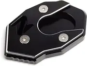 Mobi Support for Kawasaki Z1000 Z1000SX ER6N/F ZX6R Z650 Z900 ZX10R Motorcycle CNC Side Stand Enlarge Extension Kickstand (Color : Titanium)
