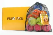 Pup'S Pick Squeaky Tennis Balls - 2.5" Fun Dog Balls for Fetch, 12-Pack