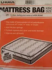 UHaul Moving Bag King Size Mattress Protector Larger Size Fits Padded Mattresses
