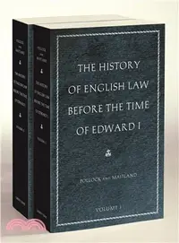 在飛比找三民網路書店優惠-The History of English Law Bef