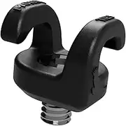 KONDOR BLUE x Armando Ferreira | Mondo Ties Cable Management Clips for Cameras | Cable organization, 1/4"-20 Mounted, Holds 2-3 cables, & Supports up to 20lbs of force (10-Pack) | Black