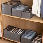 Closet Organization Storage Box Underbed Foldable Clothing with Grids Design