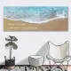 【24mama 掛畫】單聯式 油畫布 沙 夏天 熱帶 禪 自然 旅行 放鬆 語錄 無框畫-80x30cm(海灘)
