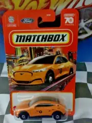 Matchbox 2023 1-100: MBX Metro 022/100 '21 Ford Mustang Mach-E YELLOW