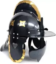 Polish Hussar Helmet SCA helm Knight Medieval Helmet Reenactment Larp Hemet