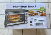 Hamilton Beach 31108 Countertop Convection Oven w/ Rotisserie 2 Pizzas Brand New