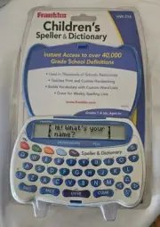 nip FRANKLIN HW-216 children's speller & dictionary HOMEWORK WIZ PLUS