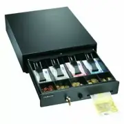 NEW Steelmaster 225104604 Compact Cash Drawer w/ Removable Cash Tray, Check Slot