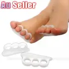 2 x Gel Toe Separators Crest Foot Pads Stretcher Soft Claw Hammer Straightener