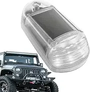 Wireless Solar Cab Lights - 12-LED Truck Cab Marker Lights - Waterproof Solar Power Cab Marker Lights Adhesive Most RVs
