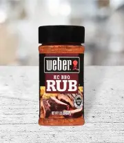 Weber KC BBQ Rub 7.25oz~No MSG or Artificial Flavors