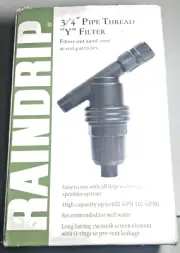 RainDrip use with drip watering and sprinkler systems well water 600GPH 3/4"