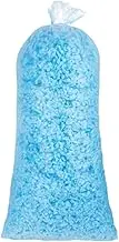 B Baosity 2.3kg Memory Foam Refill Memory Foam Filler Bedding Pillow Stuffing Material for Chair Bean Bag Arts Crafts Beanbag Couch, Blue