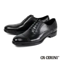 在飛比找momo購物網優惠-【CR CERINI】輕量壓線橫飾德比鞋 黑色(CR2183