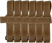 Gadpiparty 2sets Luggage Tie Down Straps Durable Outdoor Bundling Belts for Camping Picnics and Travel Compact Adhesive Design for Easy Fastening Khaki Color 3pairs*2