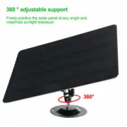 20W Solar Panel for Security Camera Wall Mount Outdoor Mini USB Charger Cable