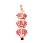 Parrot Teething Toy Bird Toys for Lovebirds Hanging Plaything Chew