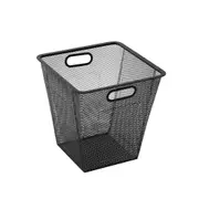 Boxsweden Mesh Storage Basket 28x28cm Home Organiser Container Case Holder BLK