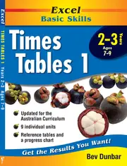 Excel Basic Skills: Times Tables 1 Years 2-3