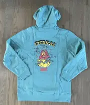 Smartwool X Jiberish Eternal Solstice Sweatshirt Hoodie Aqua 2XL NWT