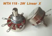 10pcs 1.5K Ω Ohm 1K5 WTH118 WTH118-1A 2W Linear Potentiometer