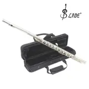 Professional C Key 16 Closed Holes Transverse Flute with Accessories and Case