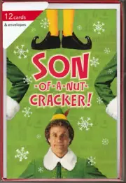 ELF Movie: Set of 12 Christmas Holiday Cards ft. Will Ferrell (SONofaNUTCRACKER)