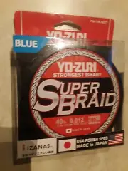 Yo-Zuri SuperBraid Blue 300 Yards Superbraid Big Game Fishing Line
