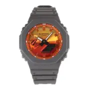 CASIO G-SHOCK GA-2100FL-8AJF GA-2100 SERIES GA-2100 GA Quartz Orange Gray