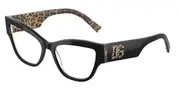 Dolce & Gabbana DG3378 3299 Women’s Glasses Black Size 55 - Private Health Rebate - Blue Light Block Available