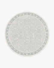 245' Round | Machine Washable Runner Rug | Kid & Pet Friendly | Indoor Rug | Celestine Soft Blue Flatwoven Rug | Ruggable