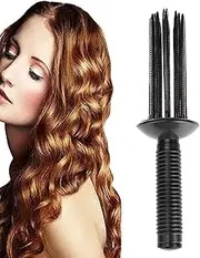Hair Curling Roll Comb,Air Volume Tool For Curly Hair Styler - Hair Rolling Heatless Brush For Hotel Home Travel College Dorm Hair Salon