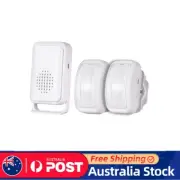 Wireless Motion Sensor Alarm Door Chime for Business 2 Detector & 1 Receiver