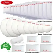 EASYREST Australian Made Cushion Inserts Premium Polyester Filled - 12 sizes
