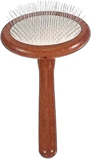 BESPORTBLE Dog Comb for Shedding Mini Wooden Pet Comb Grooming Brush for Curly Hair Wide Tooth Pet Hair Grooming Deshedding Tool