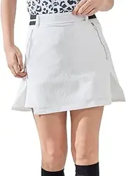 [JUN & ROPE] Jun & Lopé Seersucker Flared Skirt, Absorbent, Quick Drying