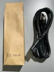 ♻️ New Cisco Meraki MA-PWR-CORD-US Cisco 6ft Notched Power Cord ⚡Fast Ship