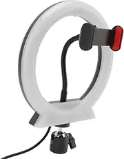 Circle Fill Light, LED 3 Main Color Temperatures USB Charging Adjustable Circle Light PC for Video