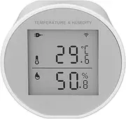 Indoor Temperature Humidity Sensor, Remote Monitoring Anti Tamper Digital Hygrometer with Adjustable Temperature Modes, Room Thermometer for Room Greenhouse Incubator Garage