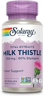 Solaray Milk Thistle Seed Extract One Daily 350 mg 60 VegCaps